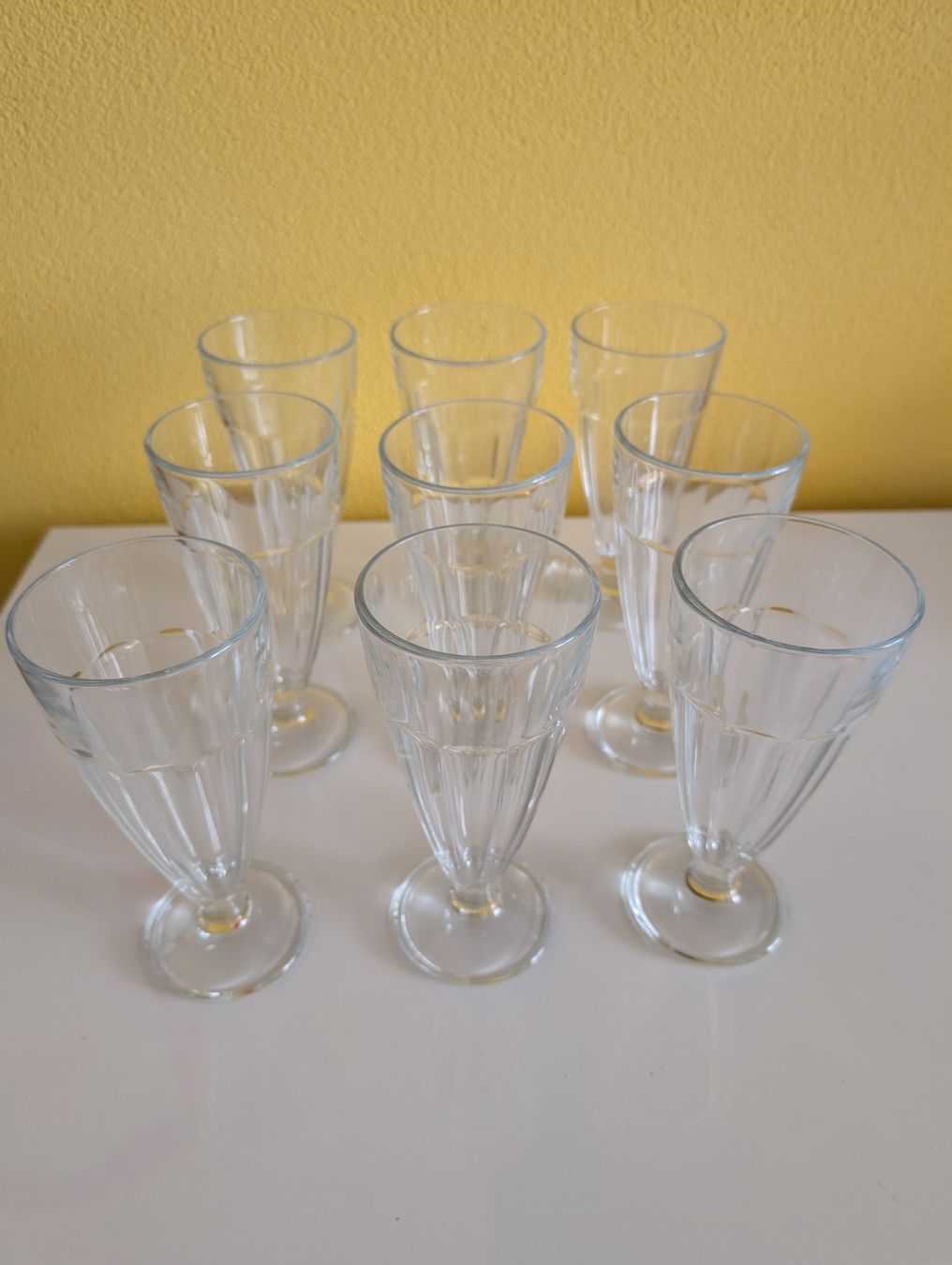 Bicchieri: 9 Dessertgläser, Milkshake Gläser, Eisbecher, Vintage – Usato da Cugnasco venduto da tizianaq 1