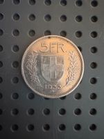 5 francs Franken 1933 silber silver argent