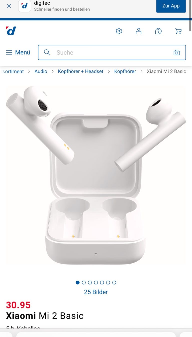 Xiaomi Cuffie: Xiaomi Mi True Wireless Earphones 2 Basic gebraucht – Nuovo (secondo la descrizione) da Winterthur venduto da ChicMarkt 9