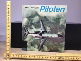 "Piloten" Buch Ernst Kappeler, Swissair Flugzeug, Retro
