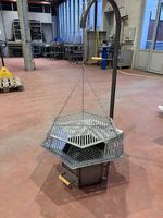 Feuerschale Unikat mit Schwenkgrill und Kurbel