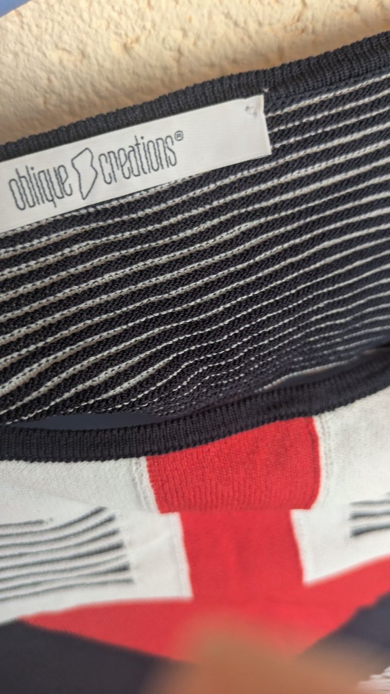 Pullover & Sweatshirts: Pullover Oblique Creations Rot Weiss Blau Grösse s – Gebraucht aus Fislisbach von irli 2