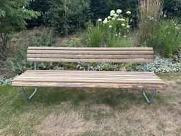 Ansichtskarte Gartenbank