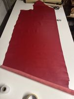 Rindsleder rot 1.3mm 67*150cm