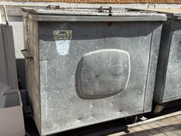 Rollcontainer Metall verzinkt gebraucht mit Rädern