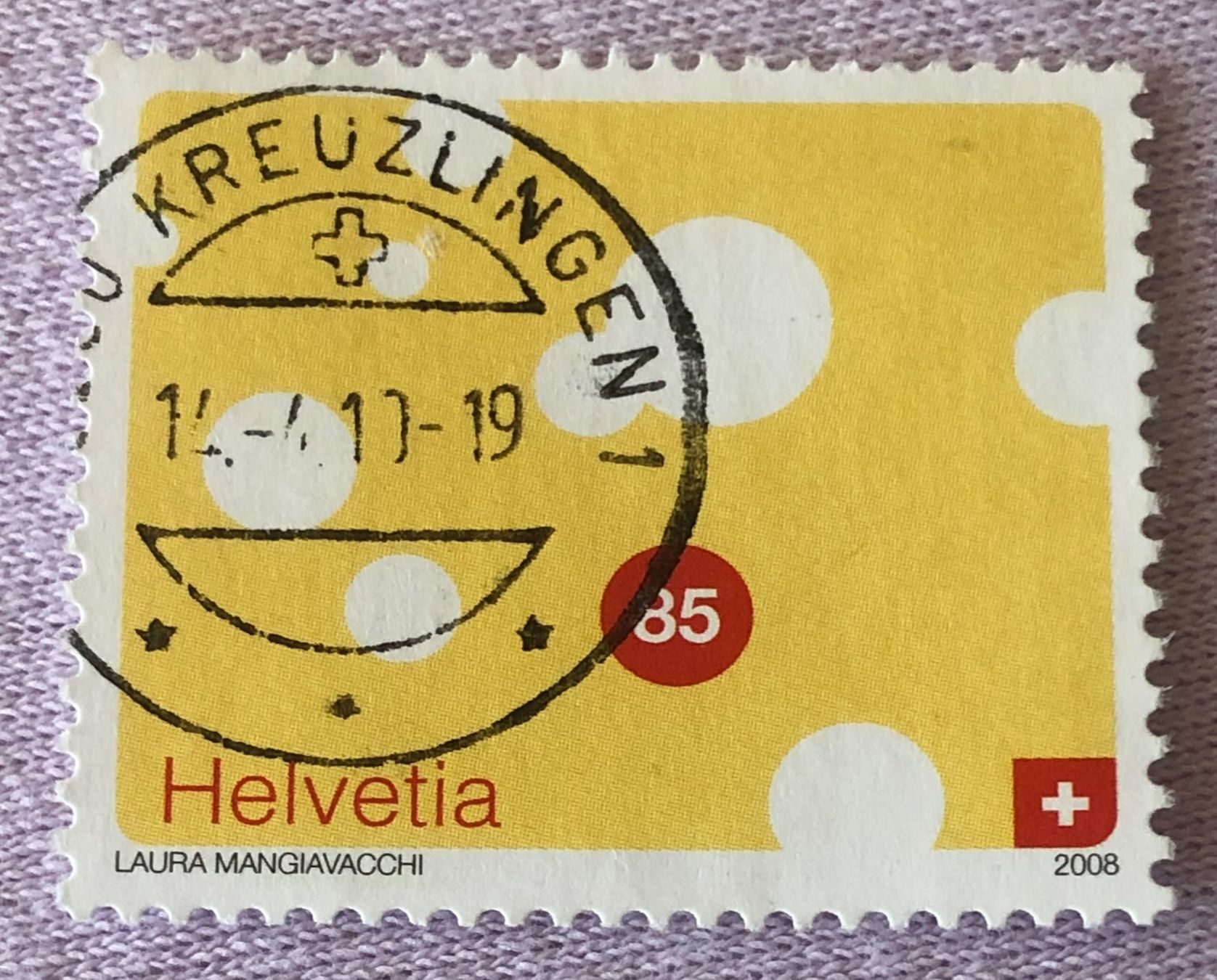 Tutti i francobolli: Nr.1284 Käse GESTEMPELT    – Usato da Aarau venduto da Billa007