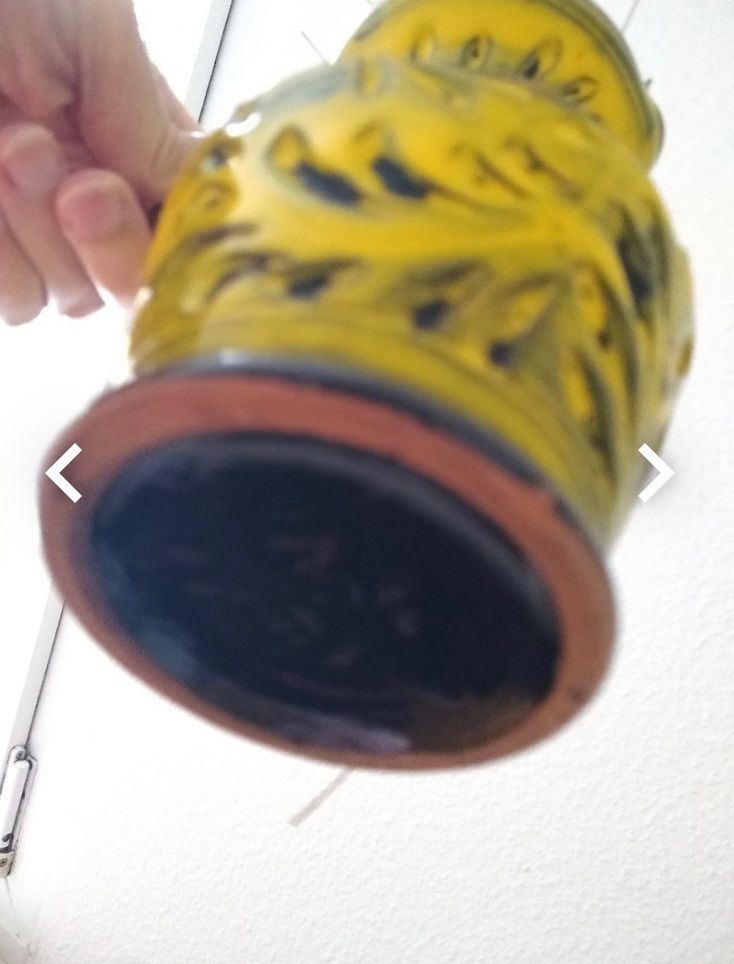 Vasi & Recipienti: Gelbe Keramik Vase – Usato da St. Gallen venduto da sunshirin 1