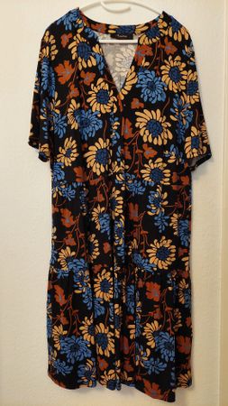 Aniston Casual Kleid, Gr. 48 / XXL mit Blumenmuster