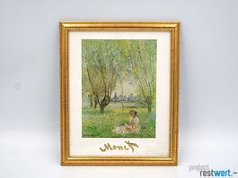 Kunstbild Frau unter den Weiden