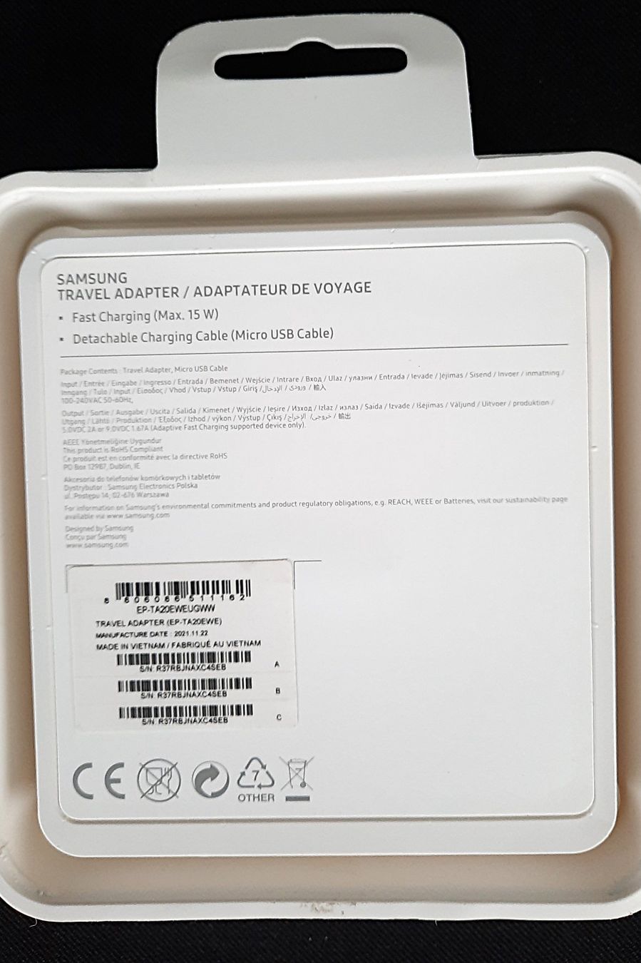 Samsung Chargements: SAMSUNG USB-Ladegerät – Neuf (Voir description) à Beinwil am See par Restwert_Beinwil 4