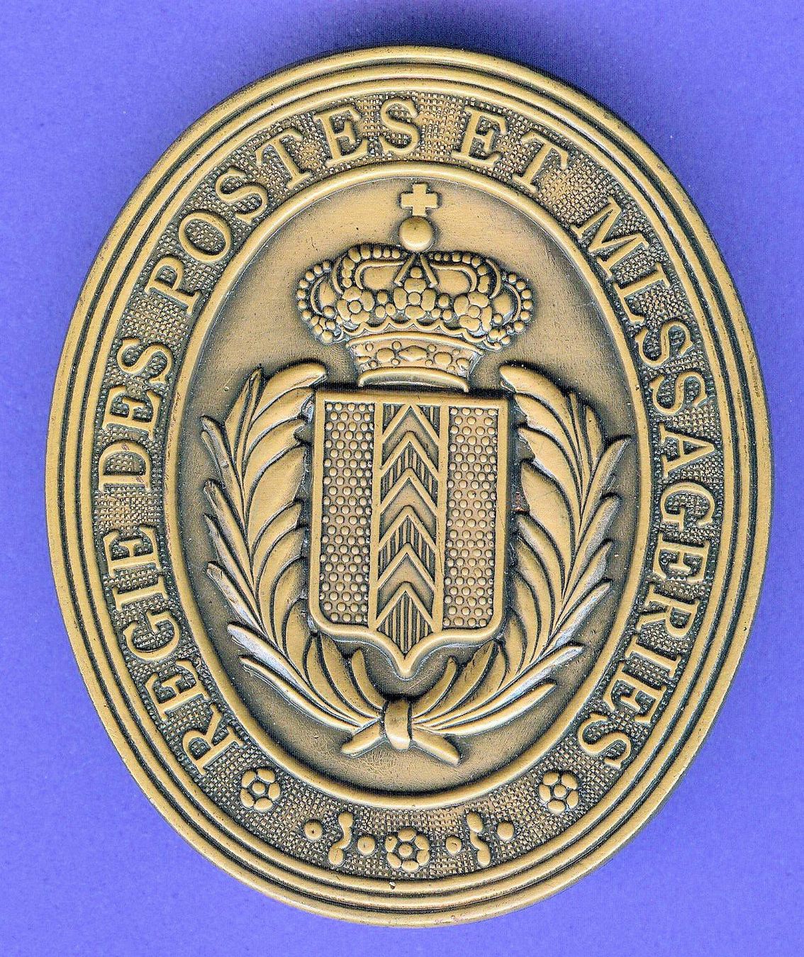 Placchette & Badge: PTT   Post MLSSAGERIES  5,5CM X 4,5CM – Usato da Winterthur venduto da Sammleroase