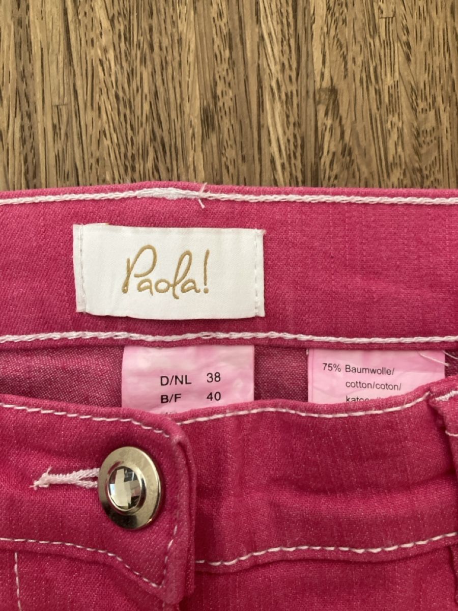 Jeans: Pinke Jeans Hose Grösse 38 Schlaghose – Usato da Ruggell venduto da VegasGirl 2