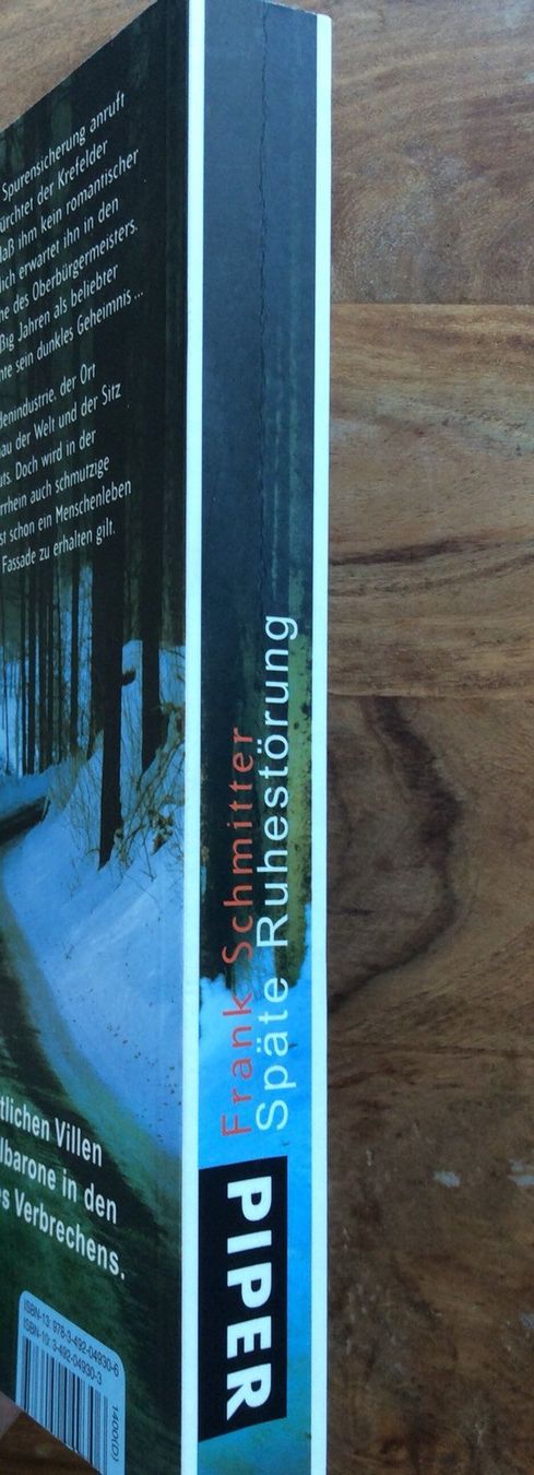 Libri: Frank Schmitter - Späte Ruhestörung – Usato da Horgen venduto da flyingpenguin2000 2