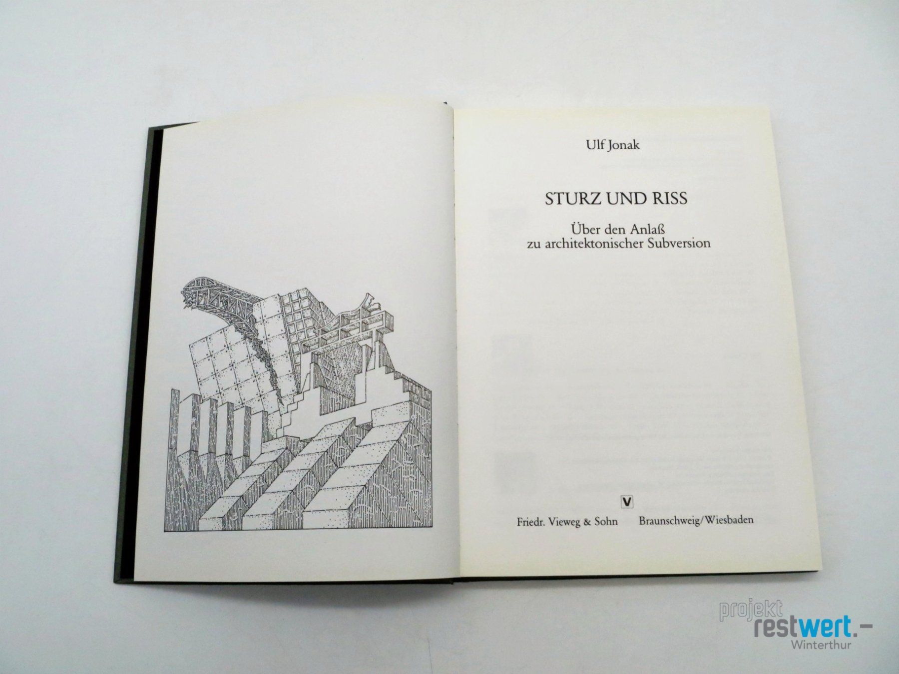 Livres: ULF JONAK / Sturz und Riss – D'occasion à Winterthur par Restwert_Winterthur 1