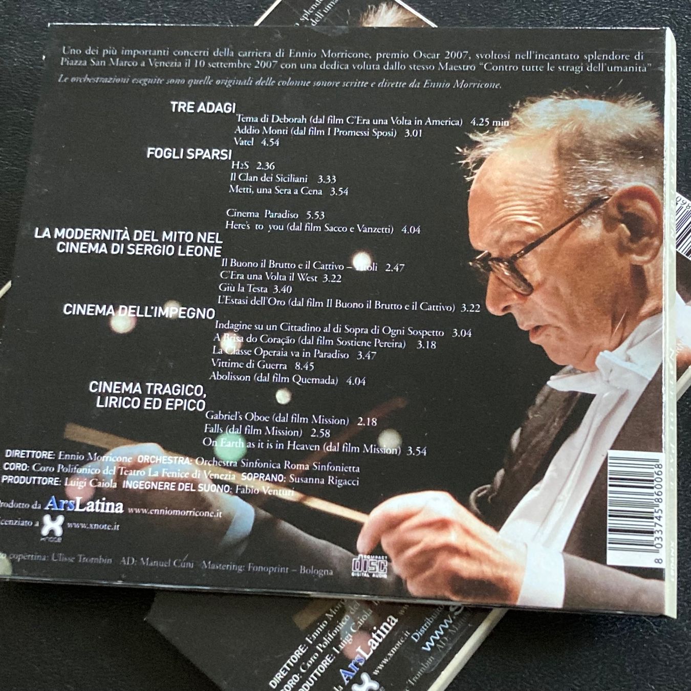 CD: Ennio Morricone - Note Di Pace – Usato da Bern venduto da Ntsamina 1