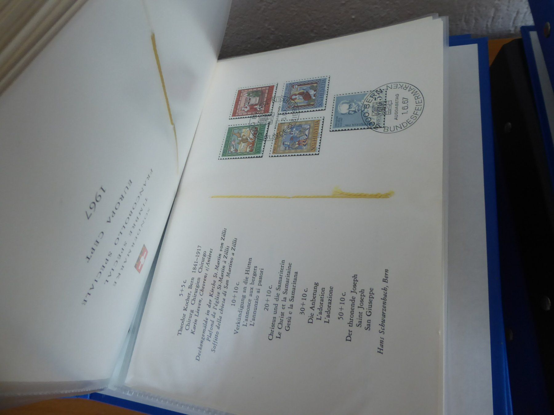 Tutti i francobolli: Posten PTT Folder Schweiz mit viel Inhalt – Usato da Rothrist venduto da swisstools 5