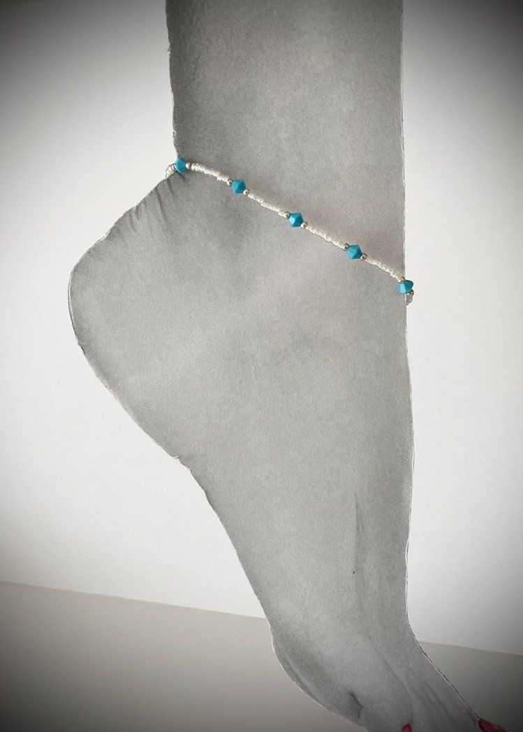 Bracciali & Braccialetti: Fusskette (Handmade) F_5047 – Nuovo (secondo la descrizione) da Fehraltorf venduto da luc_bv9r