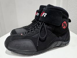 DXR Motorradschuhe Gr. 46 Schwarz Biker Schuhe Motorrad
