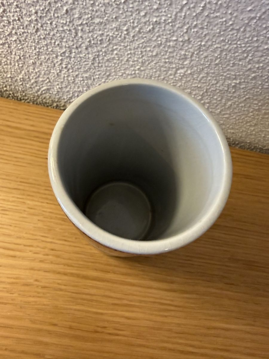 Vasi & Recipienti: Vase  Danemark céramique bleu blanc rayures – Usato da Kloten venduto da Mumiiin 6