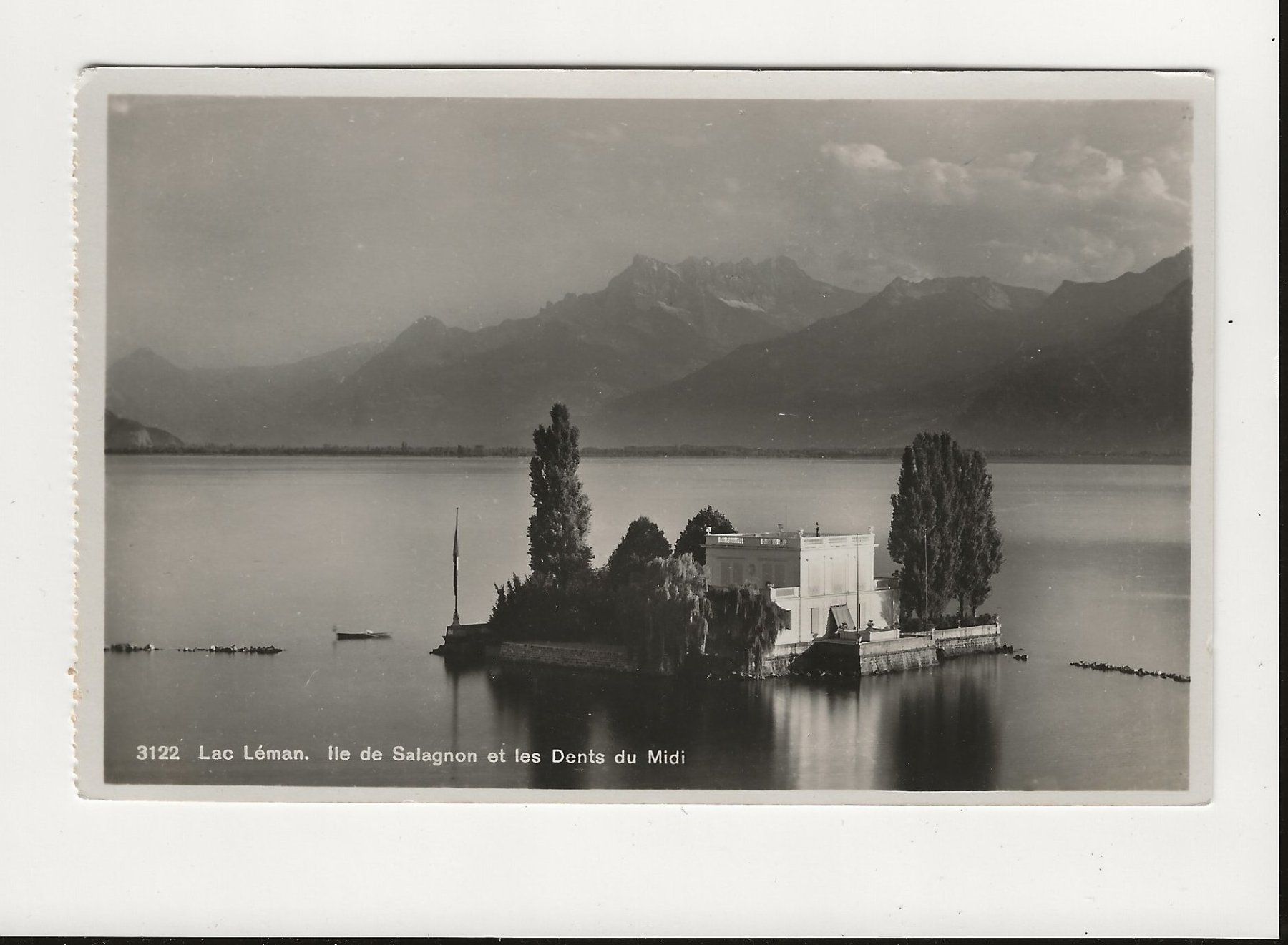 Ansichtskarten: AK ca.1930 Lac Léman Ile de Salagnon – Gebraucht aus Greifensee von 315WDO