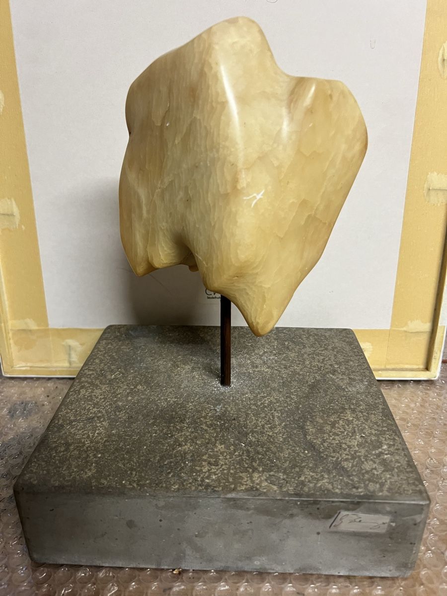 Sculture & Statue: Abstrakt Alabaster Skulptur Sign.. – Usato da Hombrechtikon venduto da vespa1954 2