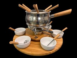 Fondue Bourguignon / Chinoise Set komplett zum Hammerpreis