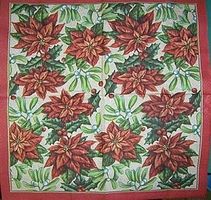 Serviette weihnachtssterne 25x25 (w25) 2Stk.