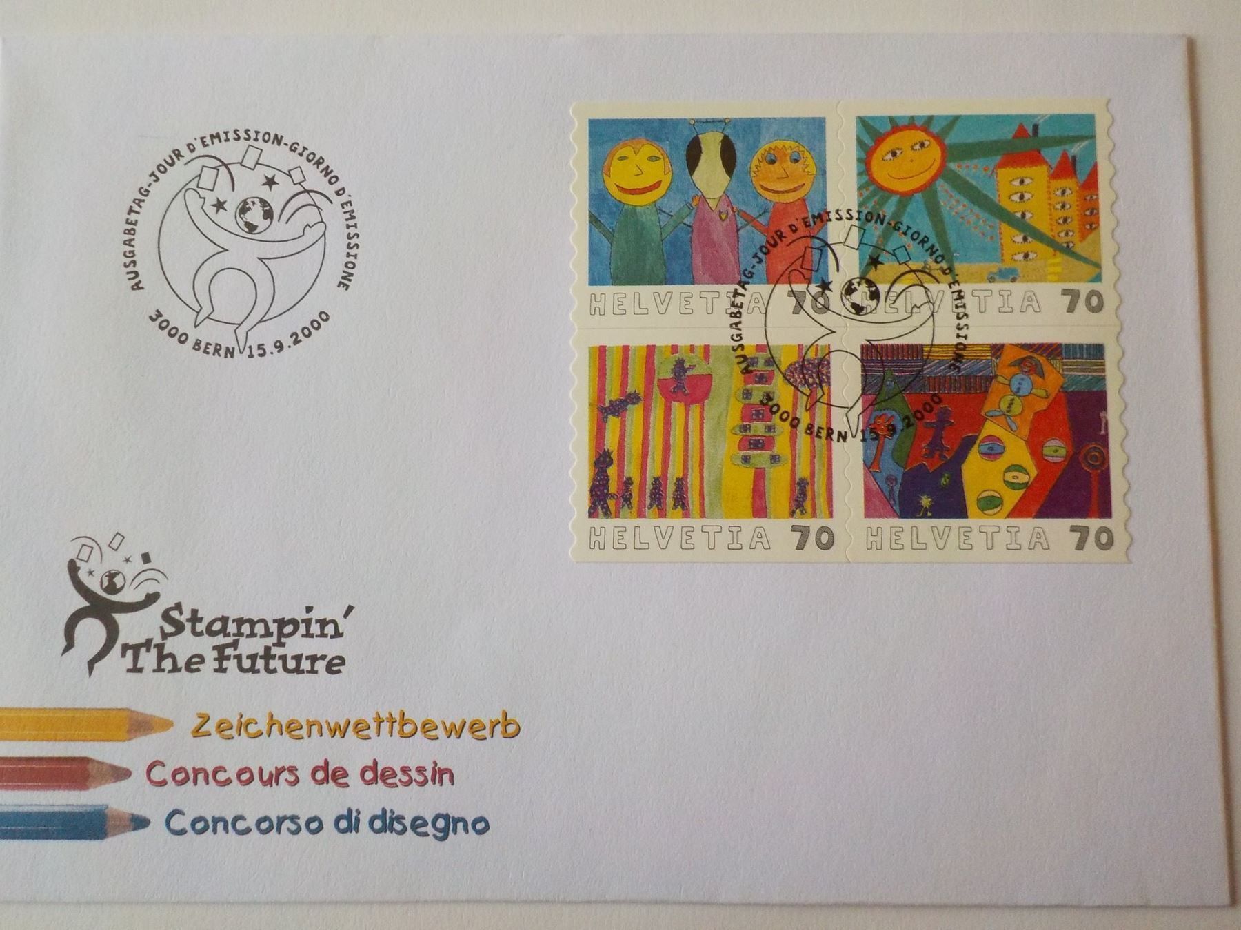 Tutti i francobolli: 2000, FDC, Aus Markenheft – Nuovo (secondo la descrizione) da Muri b. Bern venduto da Ricardoverkauf