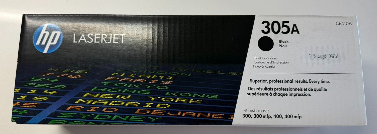 Hewlett Packard Cartucce per stampanti & toner: Toner 305A noir – Nuovo e nell'imballaggio originale da Bussigny venduto da mistylilou
