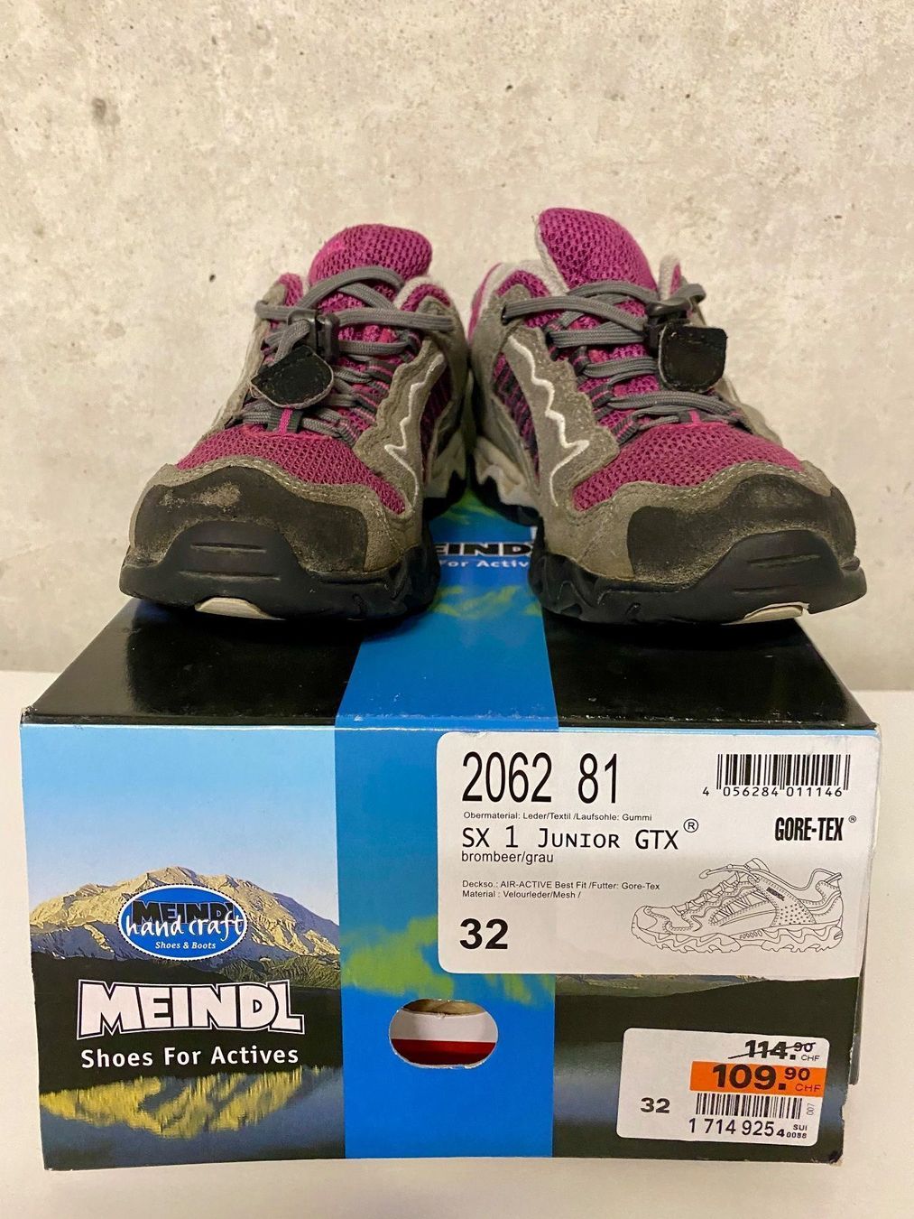 Meindl Scarpe per ragazze: Mädchen Wanderschuhe Gr.32 – Usato da Zetzwil venduto da gent1974