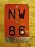 Velonummer NW 86