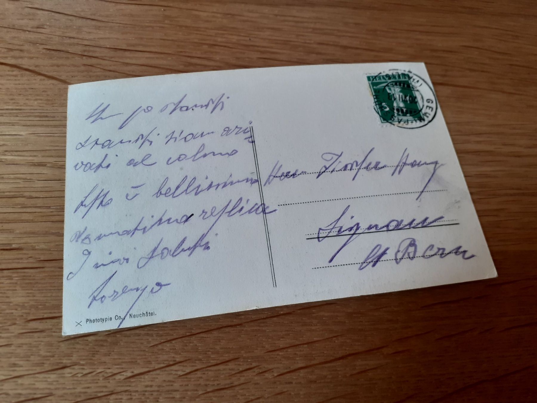 Cartoline postali: GEMMI PASS - NEBEL MEER - WALLISER ALPEN - 1913 – Usato da Winterthur venduto da Ornyx7 1