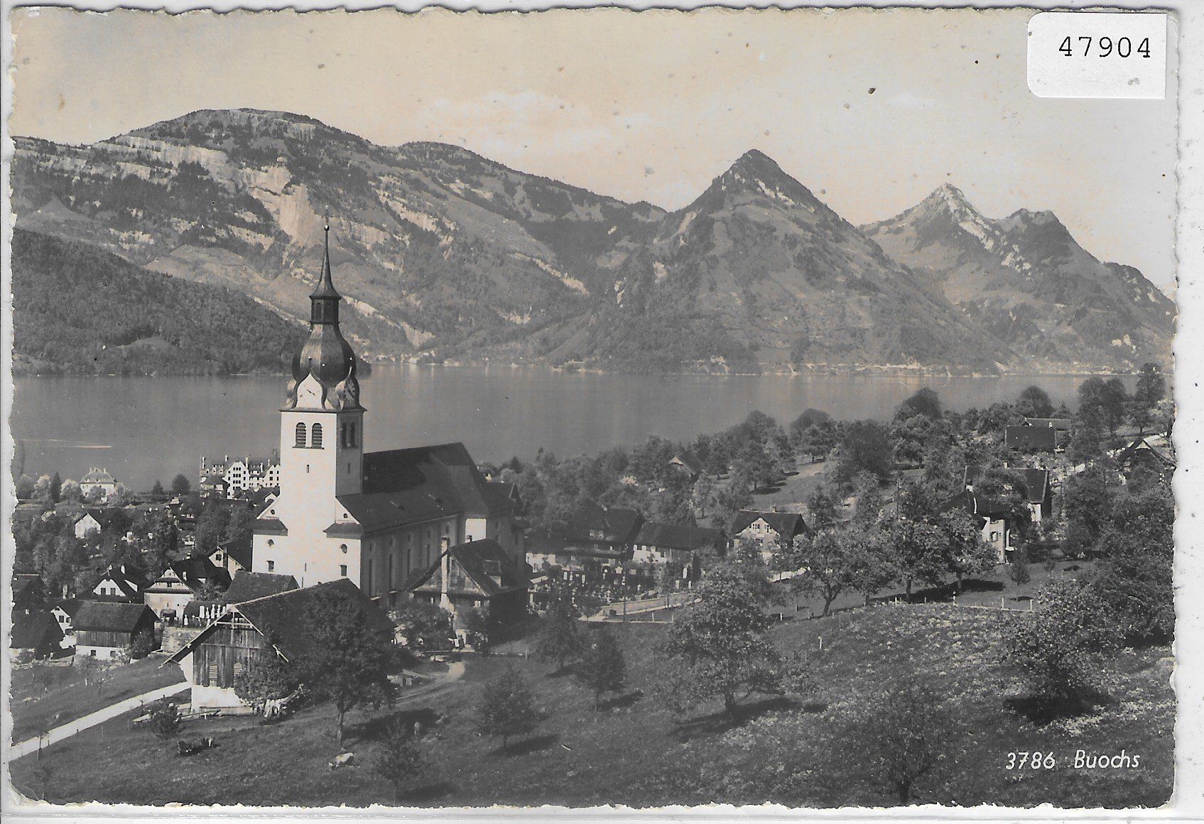 Ansichtskarten: Buochs - Generalansicht – Gebraucht aus Ettingen von Kartenplanet