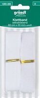 Klettband selbstklebend 60cmx20mm weiss nähen basteln