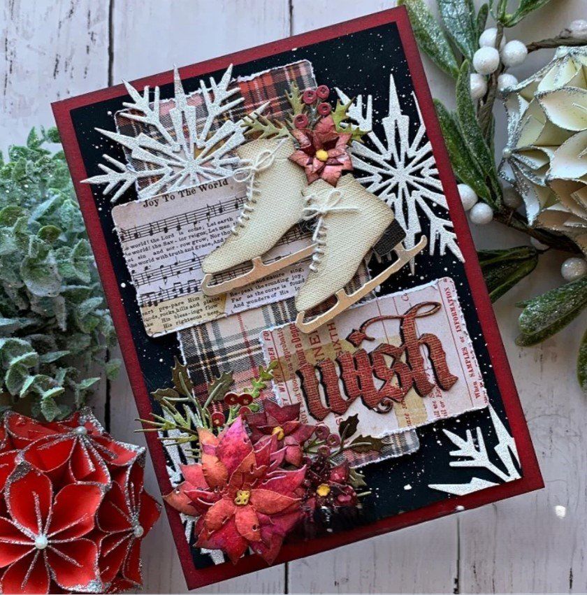 Tim Holtz Pochoirs: Tim Holtz Sizzix Thinlits  ** Vault Holiday Classic ** – Neuf avec emballage d'origine à Rubigen par rofi100 1