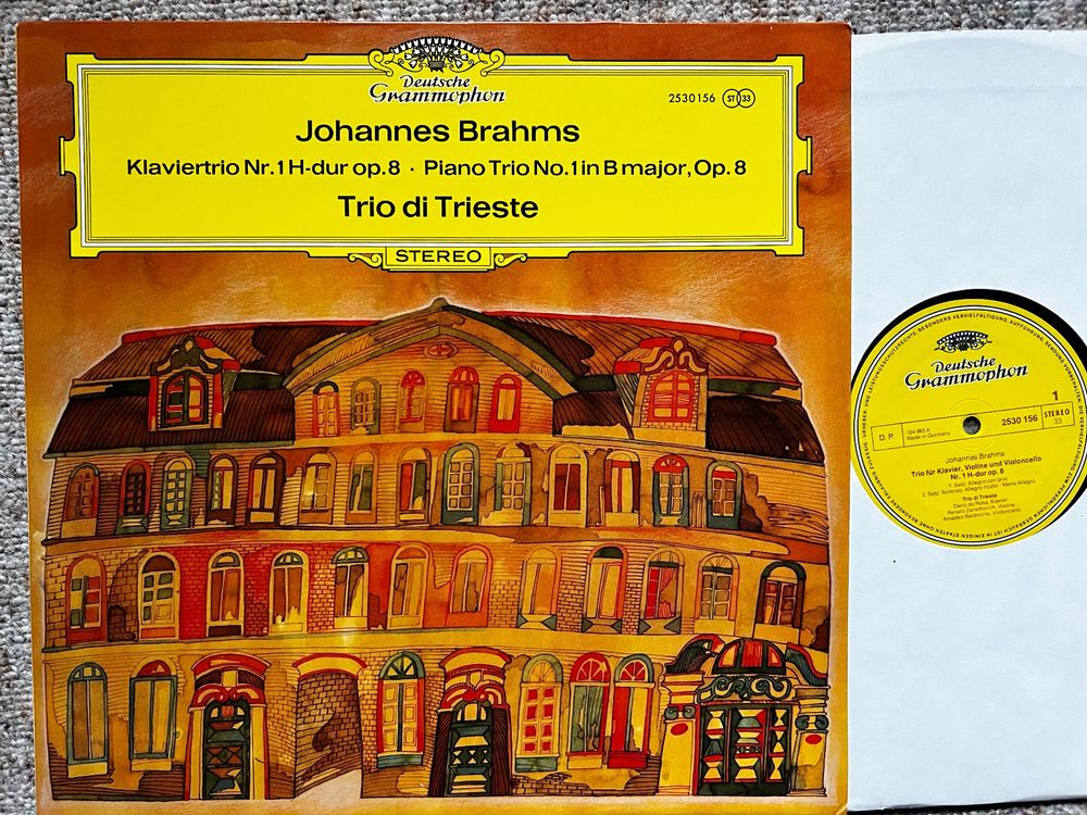 Brahms - Trio Di Trieste – Klaviertrio Nr.1 - LP GEWASCHEN (Gebraucht ...
