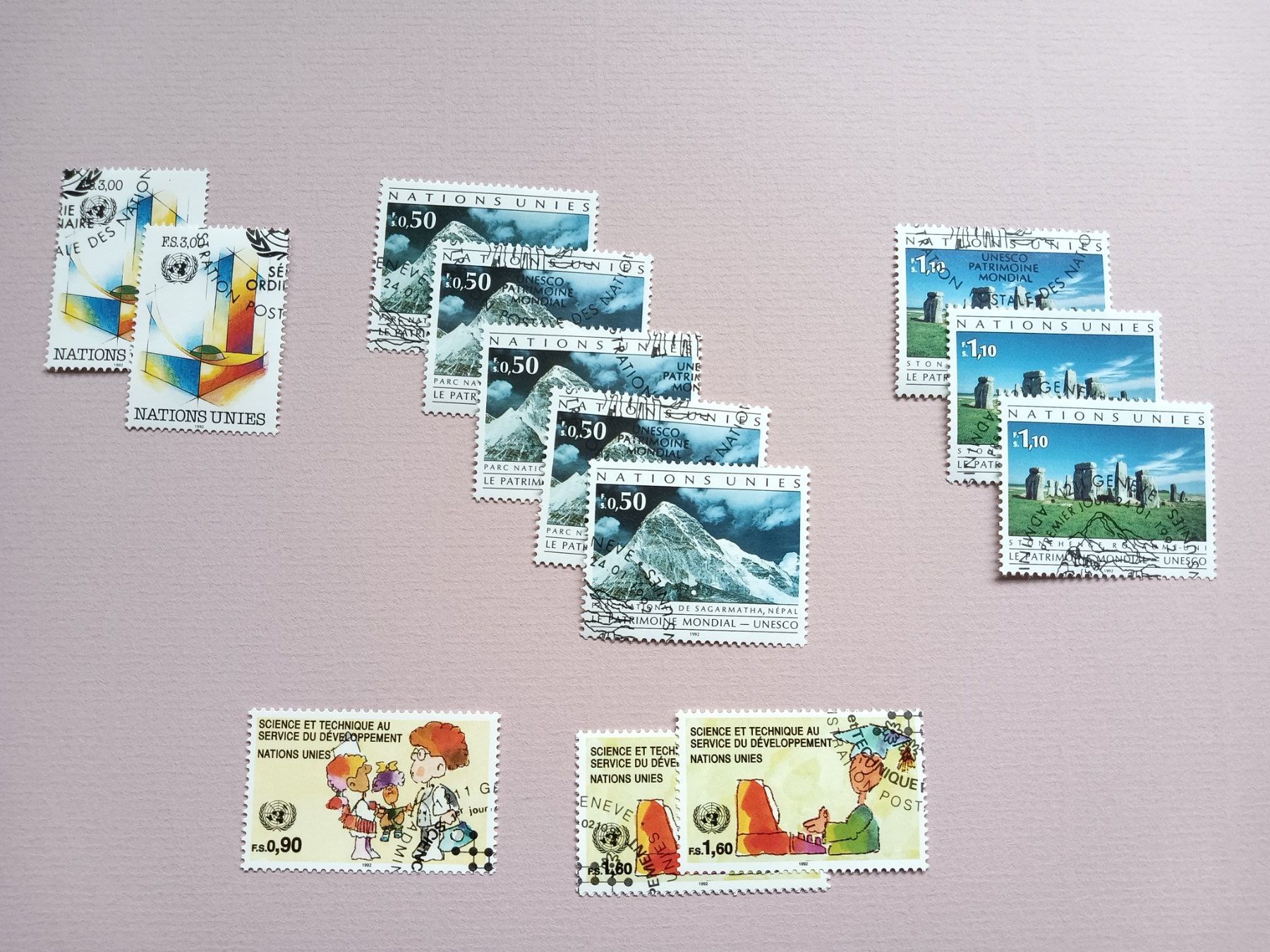 Tutti i francobolli: UNO Genf 1992 ET – Usato da Sissach venduto da eriluz