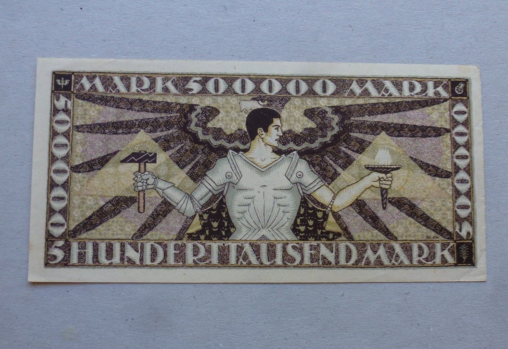 Banconote: Baden ++ 500`000 Mark 1923 – Usato da Walkringen venduto da Casablanca777