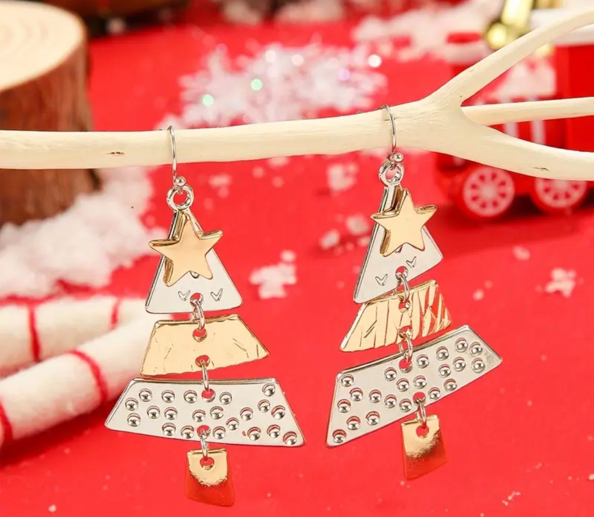 Orecchini pendenti & Orecchini a lobo: Ohrringe Tannenbaum/ Weihnachtsbaum – Nuovo e nell'imballaggio originale da Gams venduto da Mariawicca 1