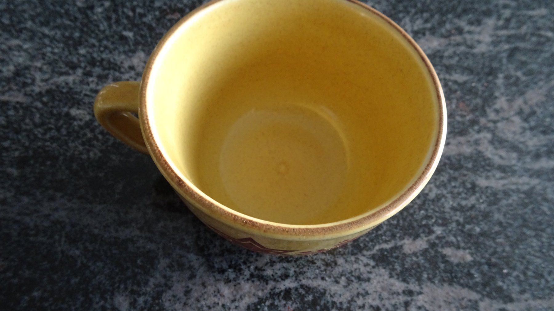 Rössler Tazze: RÖSSLER HELLBRAUNE TASSE MIT WEIHNACHTSBILD Dessignklassiker – Usato da Zürich venduto da Roulet 5