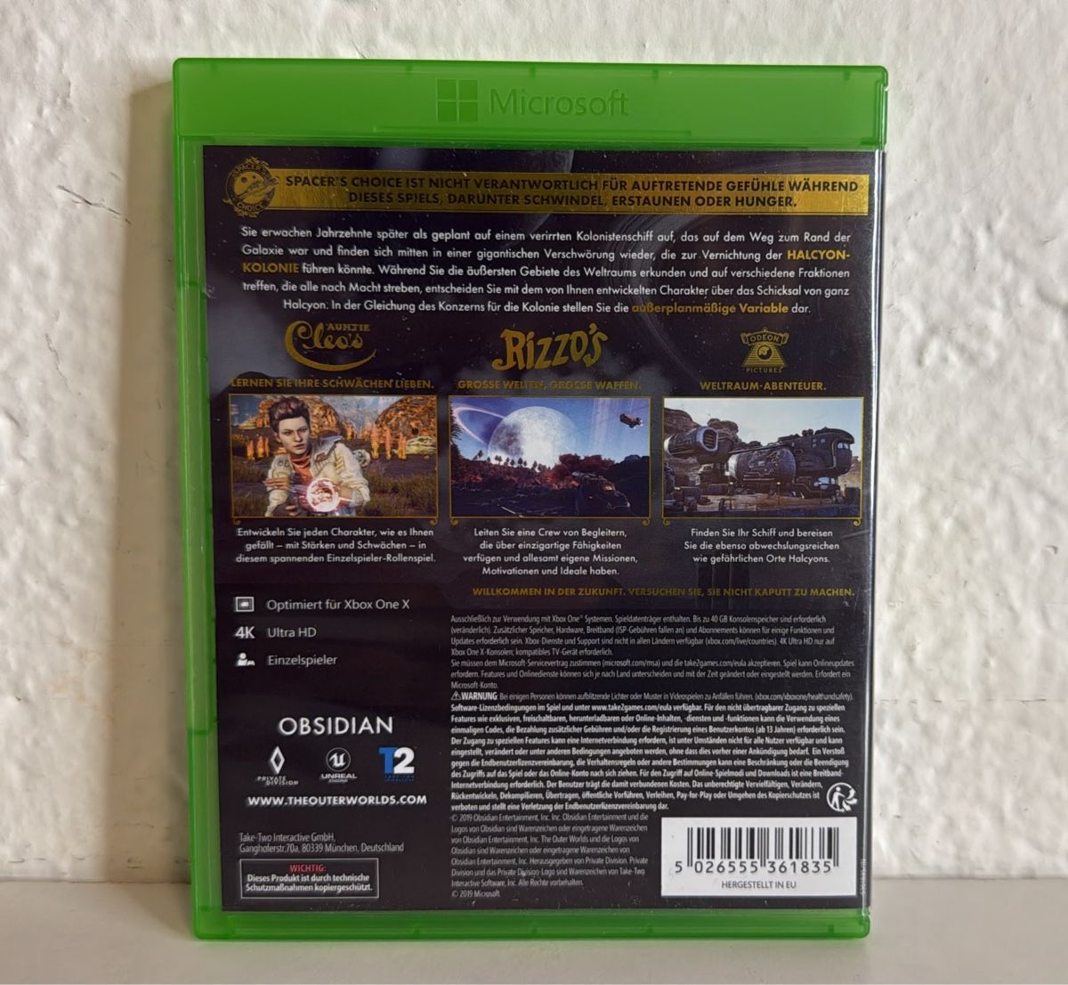 Microsoft Giochi: The Outer Worlds - Xbox One Game – Usato da Ehrendingen venduto da bubulence 1