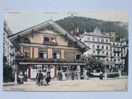 Interlaken, Chalet Victoria, Photgraphie-Geschäft Werbung