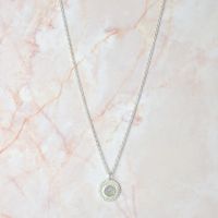 Halskette Silber 925 & Mondstein (SN013579RM)