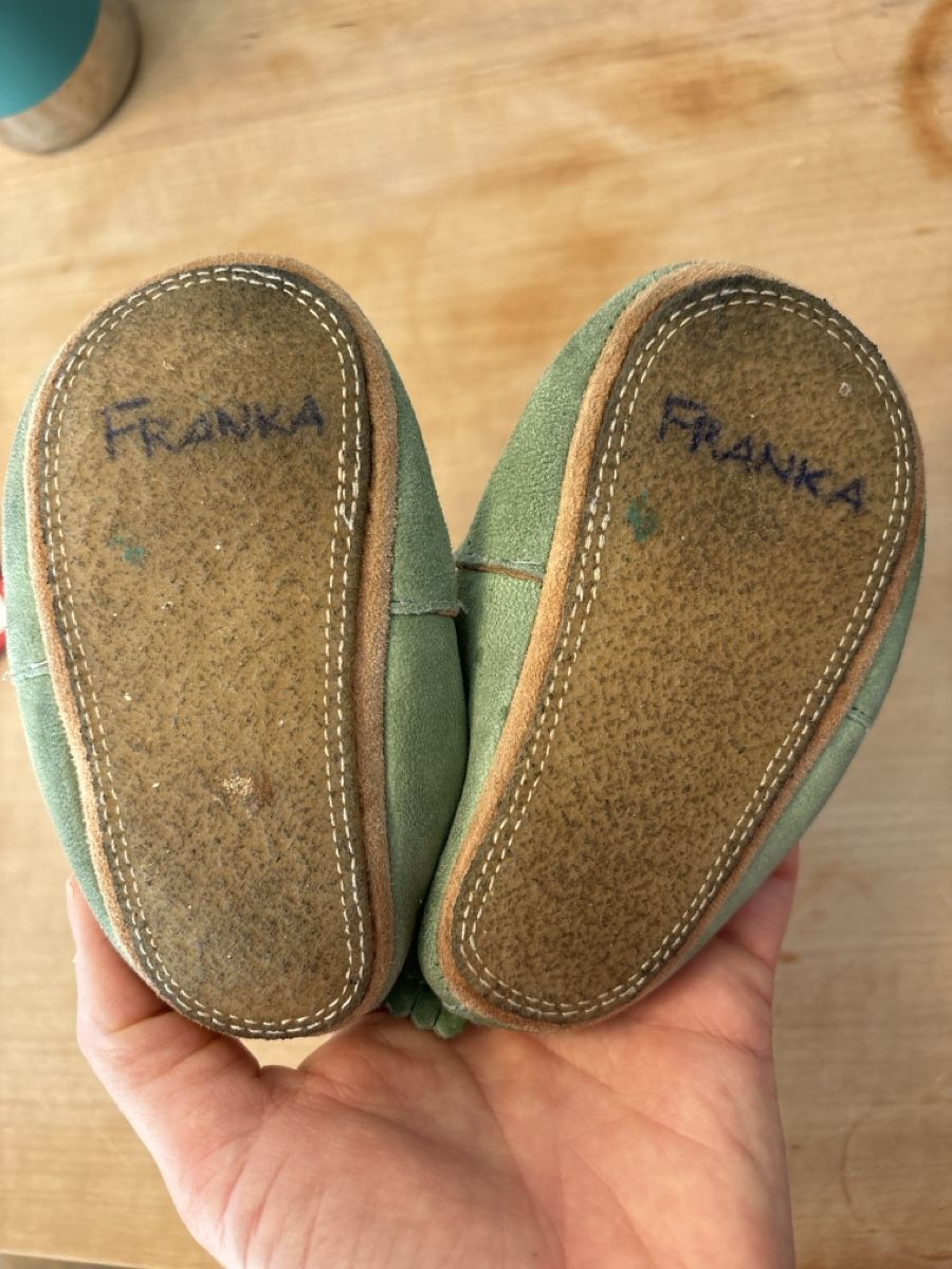 Scarpe per ragazzi: Süsse Krabbelschuhe, Grösse 20/21 – Usato da Zürich venduto da AleKe 3