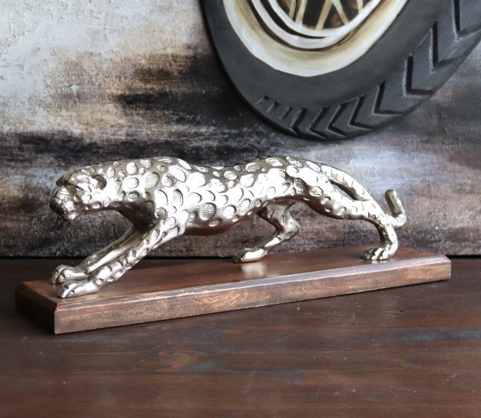 Statuette: Panther auf Mangosockel – Nuovo e nell'imballaggio originale da Menziken venduto da _Goldis_