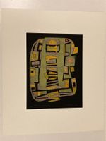 Oskar Dalvit 1957 / 58 (1911-1975) signiert 1/1 Holzschnitt