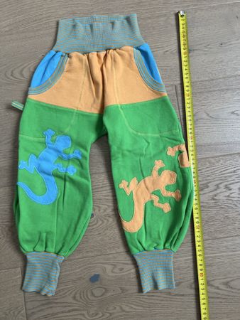 Unikat wie neu: Kinder Pumphose Echse Gr 98/110