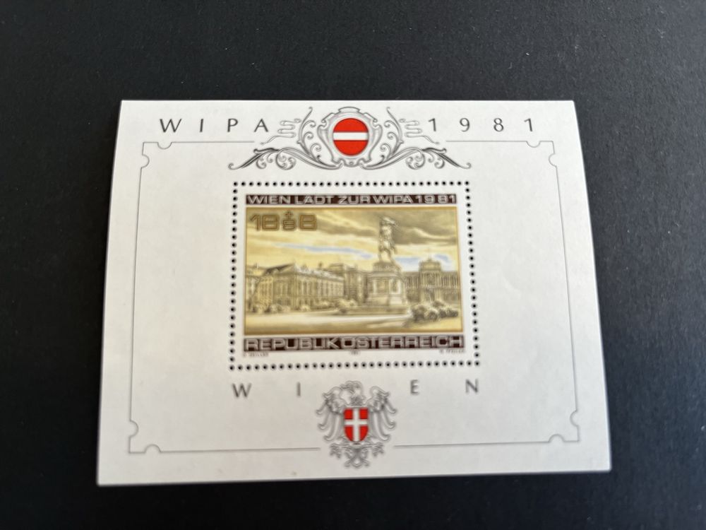 1981 WIPA Wien Rep. Österreich postfrisch (Neu (gemäss Beschreibung ...