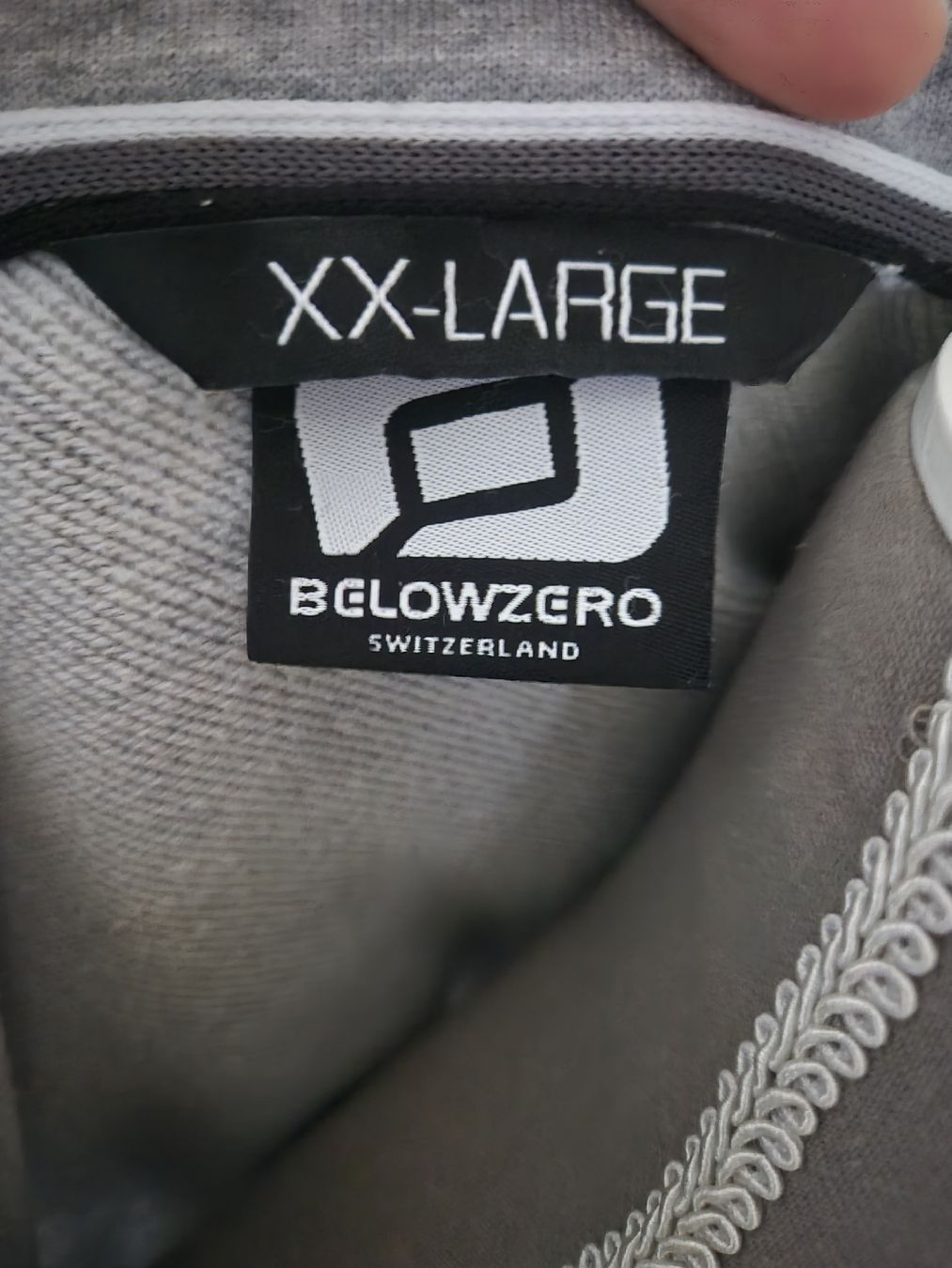 Maglioni & Felpe: Belowzero Pullover mit Reissverschluss grau Grösse XXL – Usato da Zürich venduto da Drago670 5