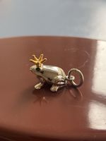 Froschkönig Schmuckanhänger stahl